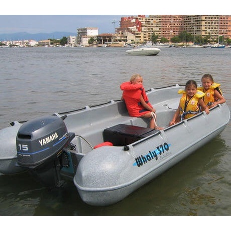 Моторний човен поліетиленовий Whaly 370 LF